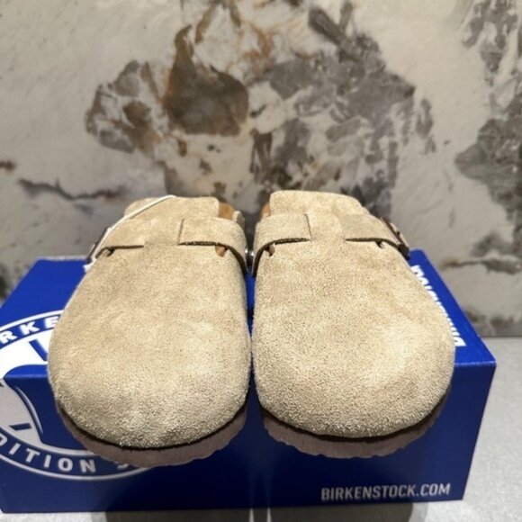 Birkenstock Boston Suede Leather - Taupe Women - Picture 3 of 6
